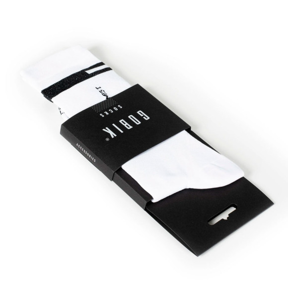 Calcetines GOBIK Superb unisex Extra Long 2022 BLANCO NEGRO XS