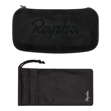 Lunettes RAPHA PRO Team Full Frame blanc rose verres bleus 2 