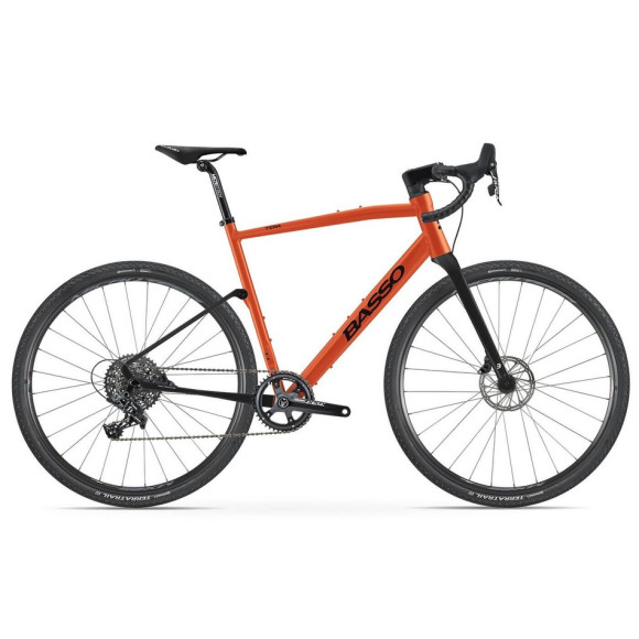 BASSO Tera Brushed Apex 1X MX25 Raw Alu 2022 Bike RED S