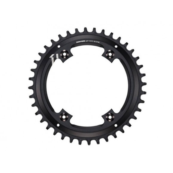SRAM X-SYNC assimétrico 4 ápice rasgado 1 11v 40T 110BCD cor 