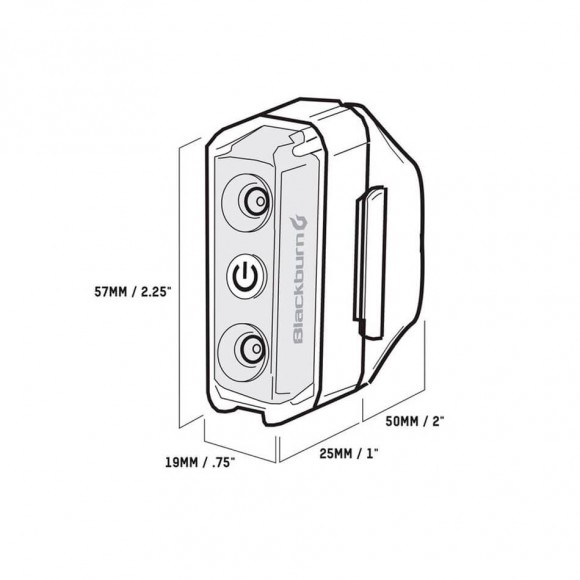 Feu arrière BLACKBURN Day Blazer 65 lumens 