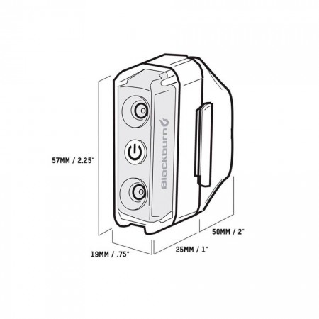 Feu arrière BLACKBURN Day Blazer 65 lumens 
