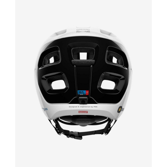 Casco POC Tectal Race Spin BLANCO NEGRO S