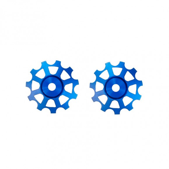 NOVA RIDE 11T Ceramic blue pulley wheels 