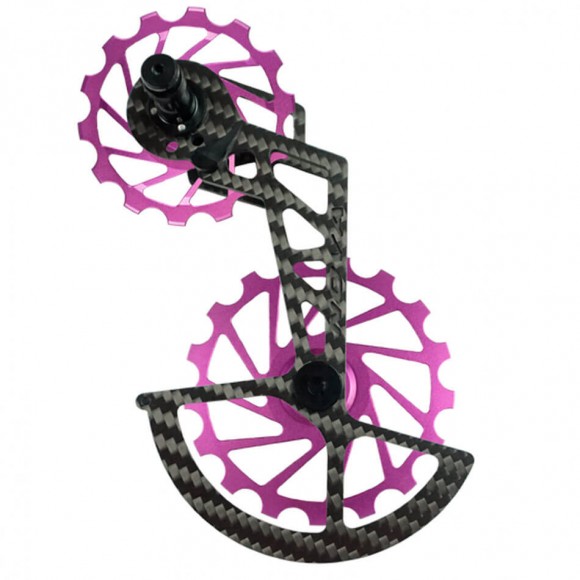 Sistema portapoleas NOVA RIDE SHIMANO Ultegra Dura-Ace púrpura 
