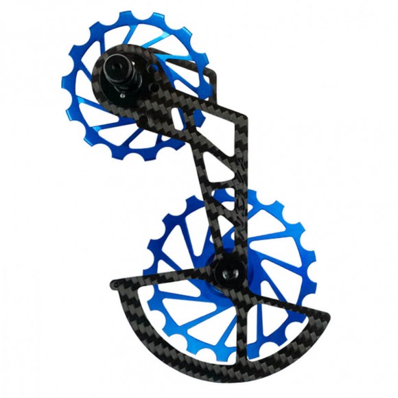 Sistema portapoleas NOVA RIDE SHIMANO Road 12S azul 