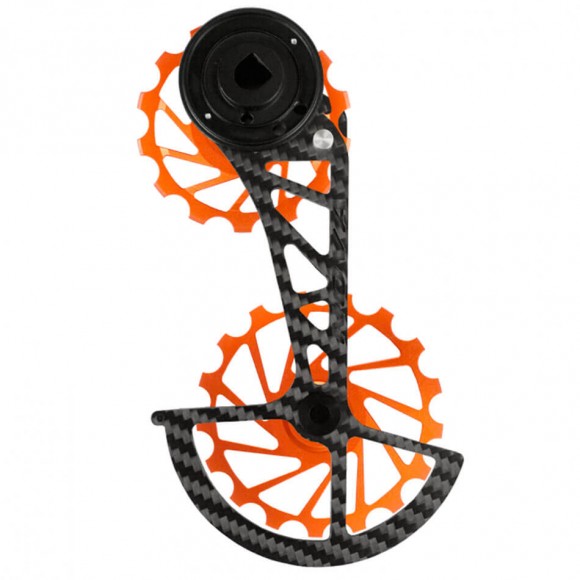 Sistema portapoleas NOVA RIDE SRAM AXS Red Force 12v naranja 