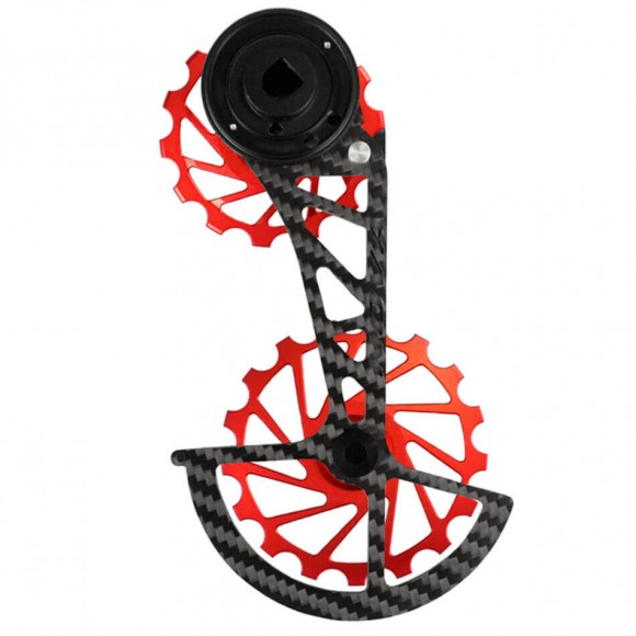 Sistema portapoleas NOVA RIDE SRAM AXS Red Force 12v rojo 