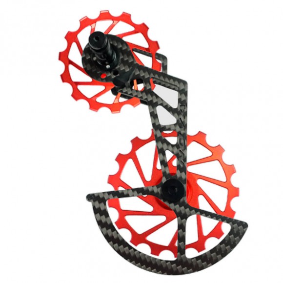 Sistema portapoleas NOVA RIDE SHIMANO Ultegra Dura-Ace rojo 