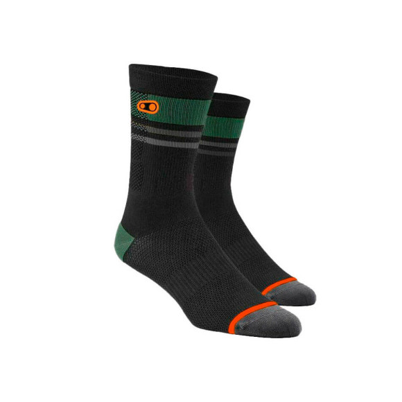 Calcetines CRANKBROTHERS Icon MTB NEGRO VERDE SM