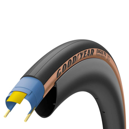 Cubierta GOODYEAR Eagle Sport 700x25 marrón 