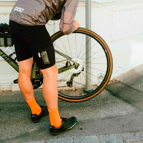 Calcetines POC Fluo Mid NARANJA M