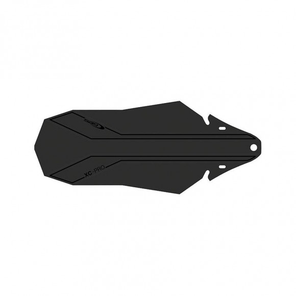 Guardabarros Trasero GES XC-PRO MTB negro 