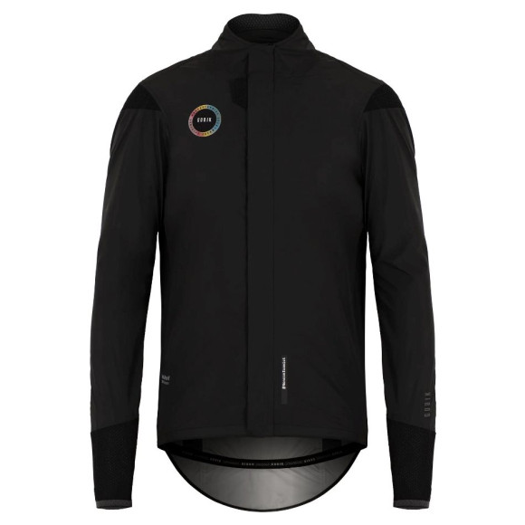 Jaqueta unissex GOBIK Rain Exo 2023 PRETO XXS