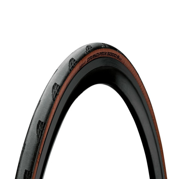 Pneu CONTINENTAL Grand Prix 5000S TR 700x25 preto castanho 