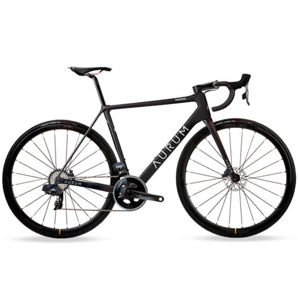 Bicicleta AURUM Magma SRAM Force AXS Ritchey Mavic SLR32 2023 NEGRO 48