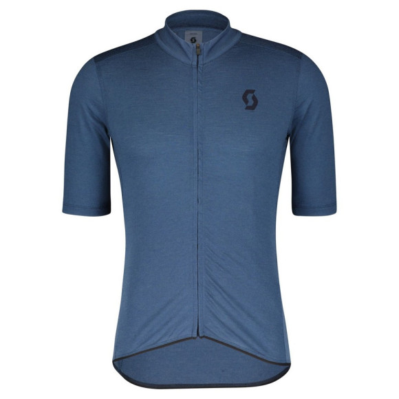 Maillot SCOTT MS Gravel Merino SS 2023 AZUL S