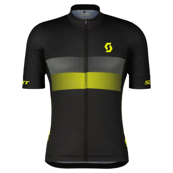 Maillot SCOTT MS RC Team 10 SS 2023 NEGRO AMARILLO S