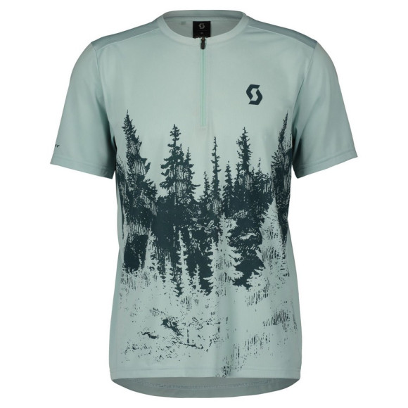 Maillot SCOTT MS Trail Flow ZIP SS 2023 MENTHE S