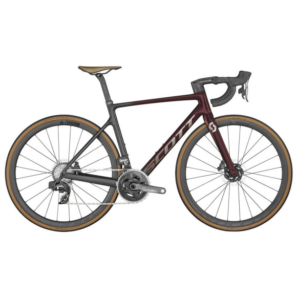 Bicicleta SCOTT Addict RC 10 Granate 2024 GRANATE 58