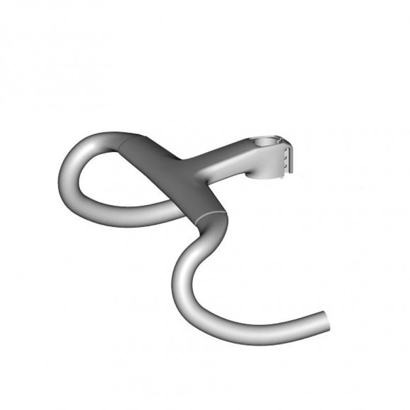 BMC ICS Carbon Cockpit AERO Handlebar 100x420mm white 
