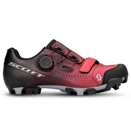 Sapatos SCOTT MTB Team Boa Lady 2024 VERMELHO PRETO 36