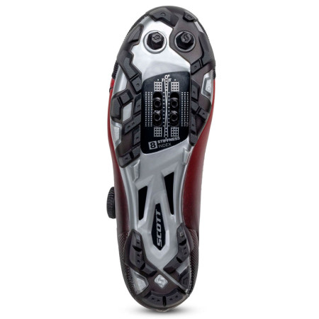 Sapatos SCOTT MTB Team Boa Lady 2024 VERMELHO PRETO 36