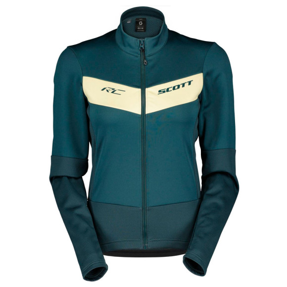 SCOTT Ws RC Warm Hybrid WB 2023 Jacket GREEN XS