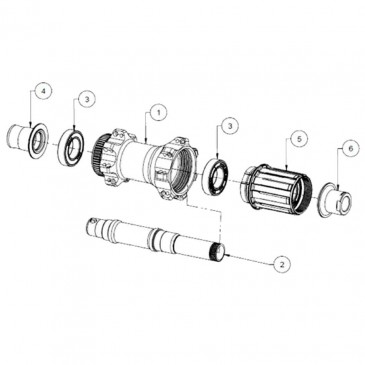 Corps SRAM XDR pour roues...