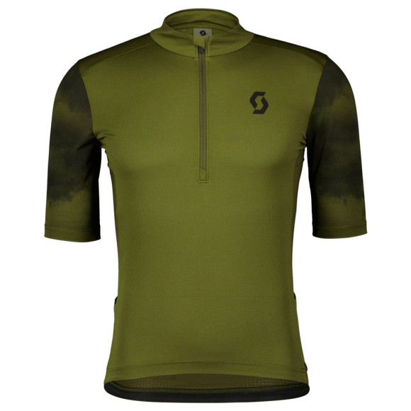 Maillot SCOTT Ms Gravel 10 SS 2023 OLIVA M