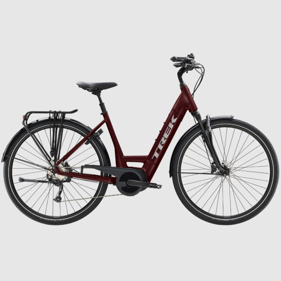 Bicicleta TREK Verve+ 4 Lowstep 2022 GRANATE M