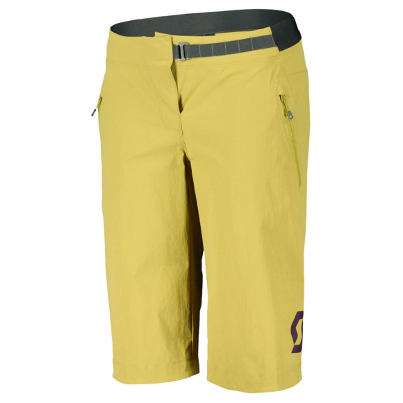 Calça SCOTT Ws Trail Vertic com almofada 2023 AMARELO XS
