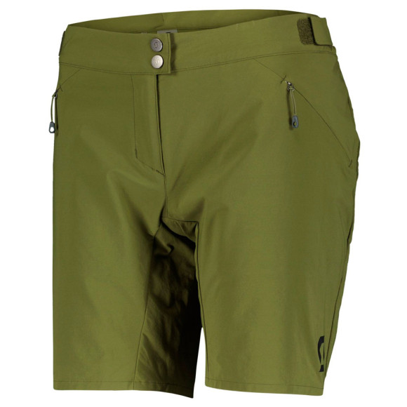 Pantalón SCOTT Ws Endurance LS Fit con badana 2023 OLIVA S