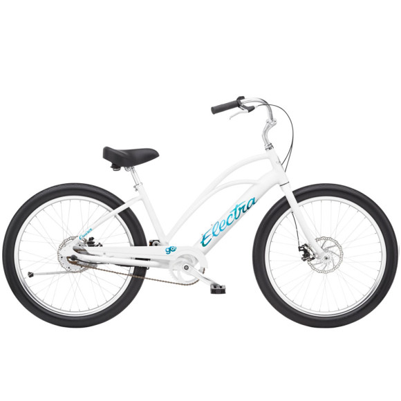 Bicicleta ELECTRA Cruiser Go Step Thru 2024 BLANCO M