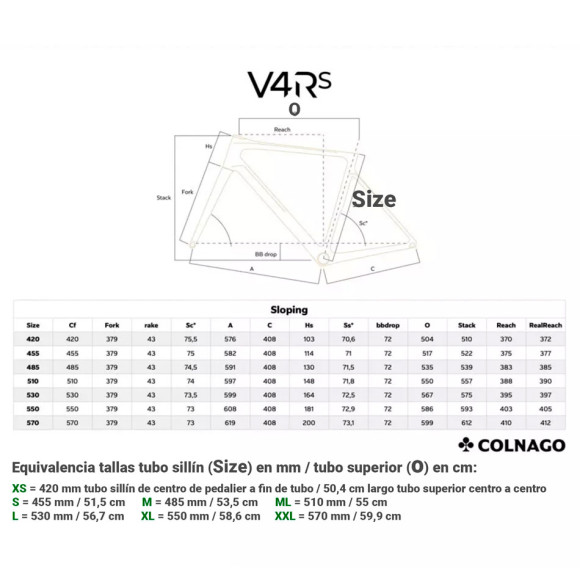 Bicicleta COLNAGO V4RS Disc Ultegra Di2 ENVE SES NEGRO XS