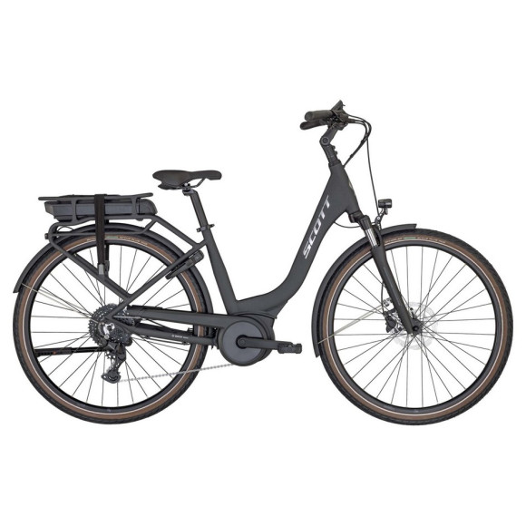 Bicicleta SCOTT Sub Active Eride 10 Unisex Rack 2024 ANTRACITA XS
