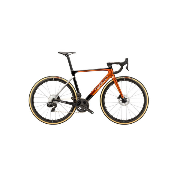 Bicicleta WILIER Filante Dura Ace Di2 SLR42 Ramato 2024 NEGRO NARANJA M