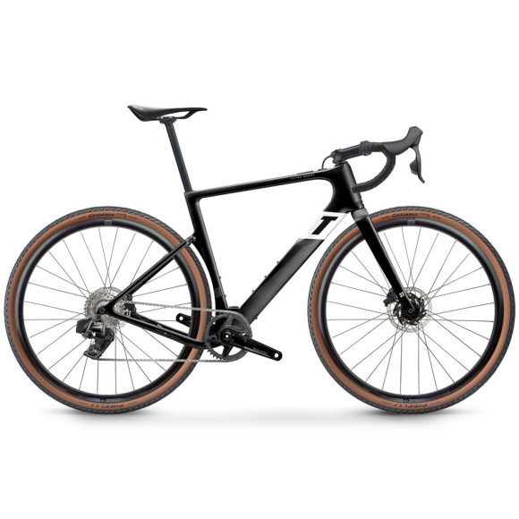 3T Ultra BOOST Rival XPLR AXS 1x12 Dropbar 650B Bicycle BLACK WHITE XXS