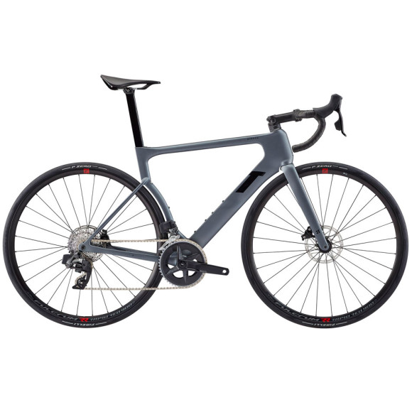 Bicicleta 3T Strada Rival AXS 2x12 Carvão CINZA XXS