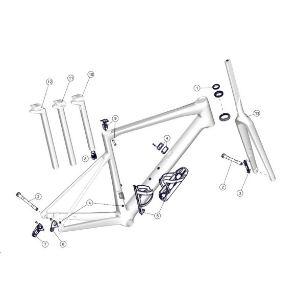 Pack portabidones BMC Aero Cage Black 
