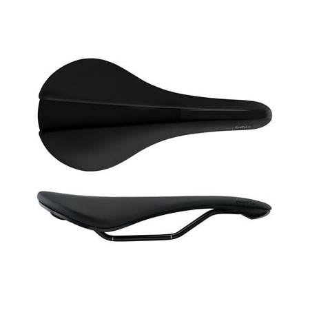 Sillín FABRIC LINE Elite Cromo Rail 142 mm negro 