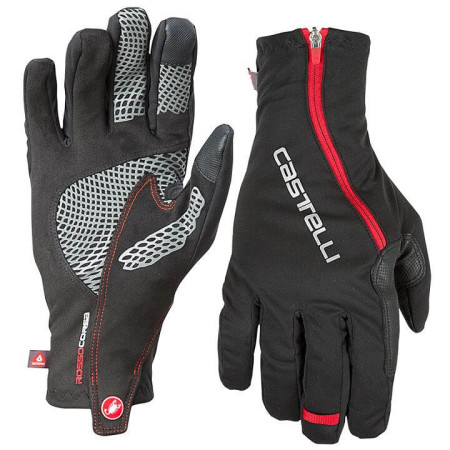 Luvas CASTELLI Spettacolo vermelho preto XS