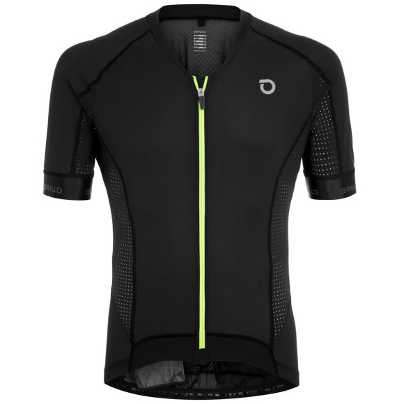 Maillot BRIKO Corsa Jersey negro verde L