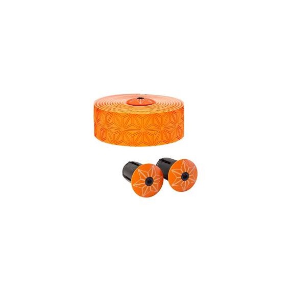 Cinta de manillar SUPACAZ Super Sticky Kush Neon orange 