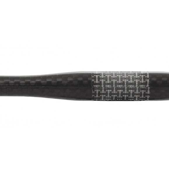 Guidon LEONARDI Luke Carbone 74cm Noir 