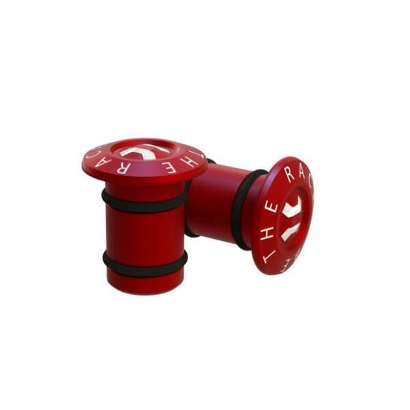 Tapones manillar LEONARDI rojo 