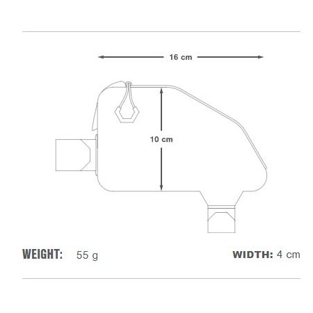 Bolsa APIDURA Expedition Top Tube Pack 0.5L 