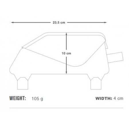 APIDURA Racing Top Tube Pack Sac 1L 