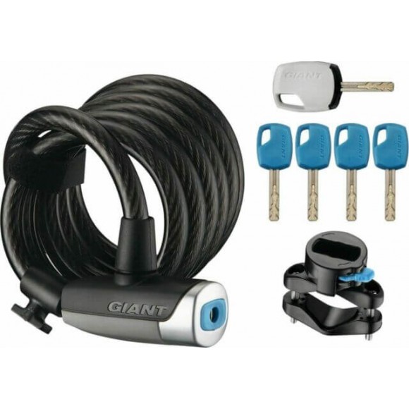 Candado GIANT Sure Flex Key Coil 15 