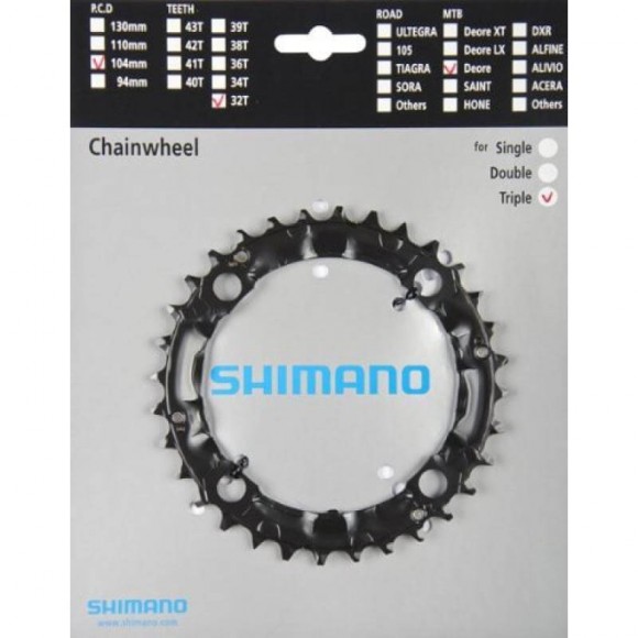 Plato Shimano Deore M590 480 32D 104 Mm T 